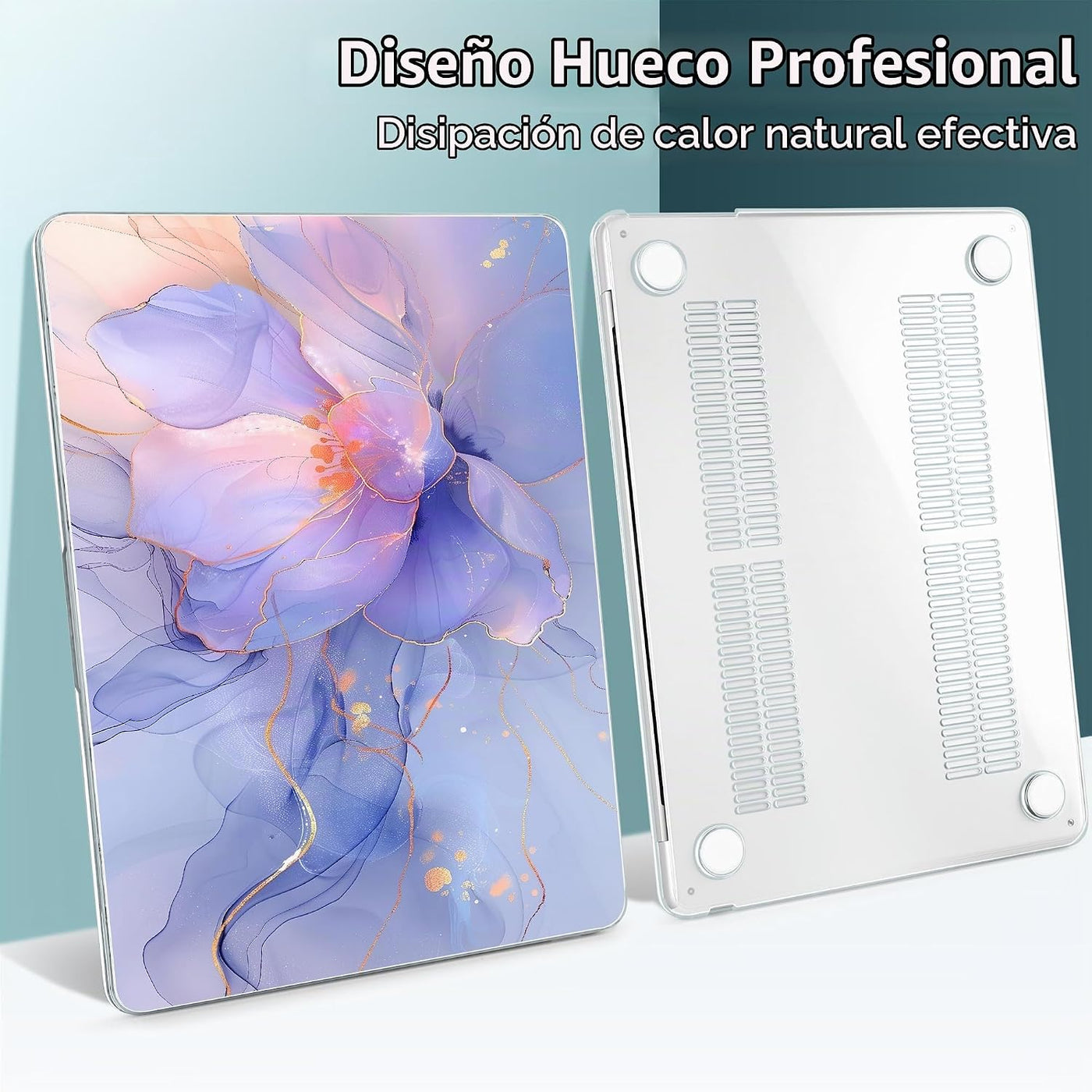 TWOLSKOO Funda para MacBook Air de 15 pulgadas 2026 2025 2024 2023...