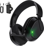 Gvyugke Auriculares Inalámbricos para Gaming para Xbox Series X/S, Xbox One, PS5 - Negro