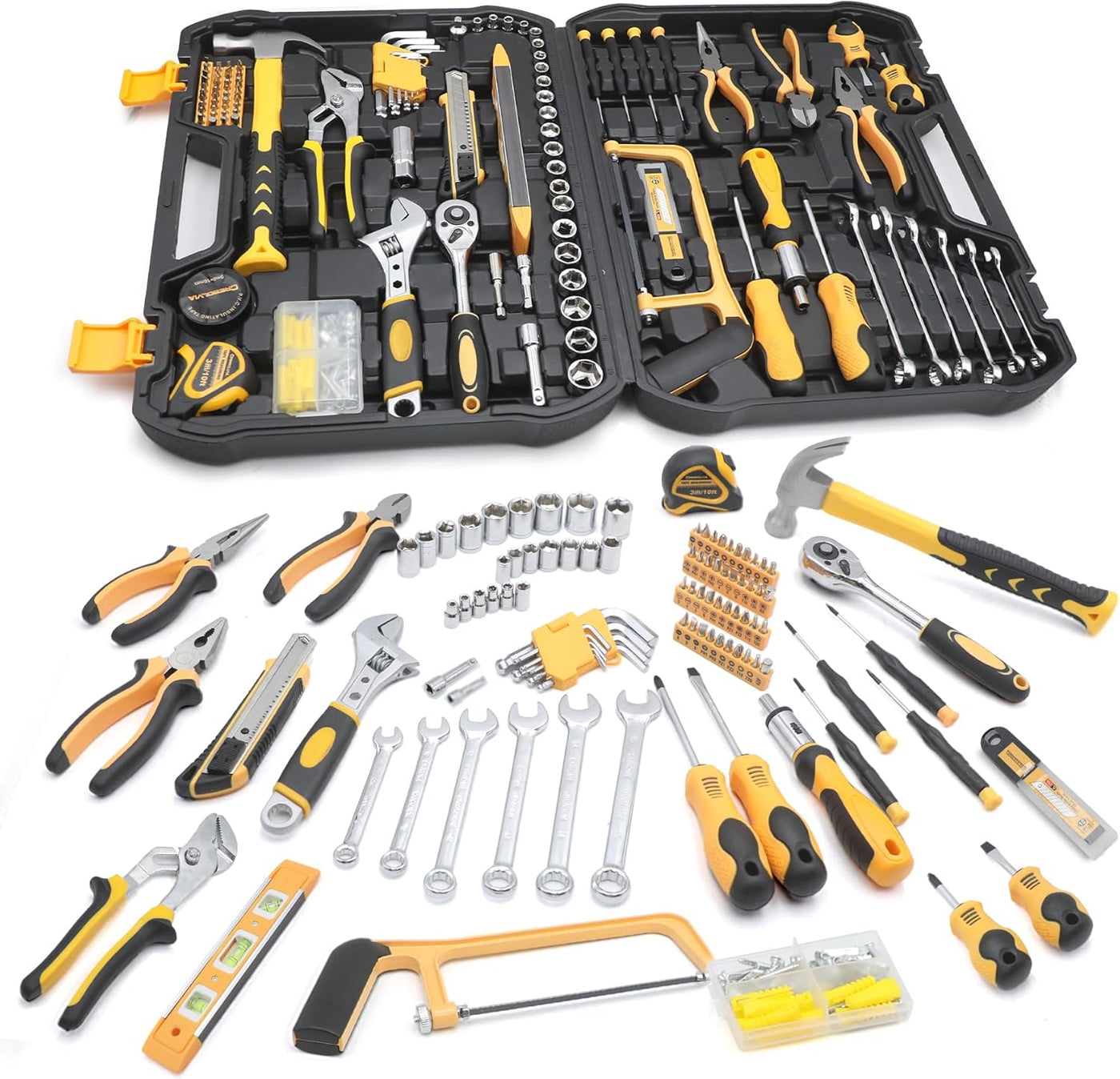 Kit de herramientas para el hogar 199 piezas juego de