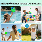 Juego de pelota de remo 2 en 1 y pelota de captura de lanzamiento