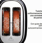 Hamilton Beach Tostadora de 2 rebanadas con ranura extra ancha con botones