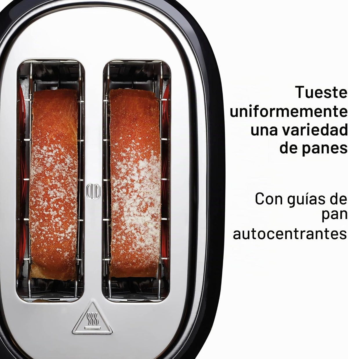 Hamilton Beach Tostadora de 2 rebanadas con ranura extra ancha con botones