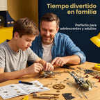 Steampunk - Rompecabezas de metal 3D mecánico de rinoceronte, escarabajo, insecto, más de 160 piezas, de 2 a 3 horas, decoración de escritorio, regalo de Navidad y cumpleaños para hombres y adultos padre (Aristoloquia)