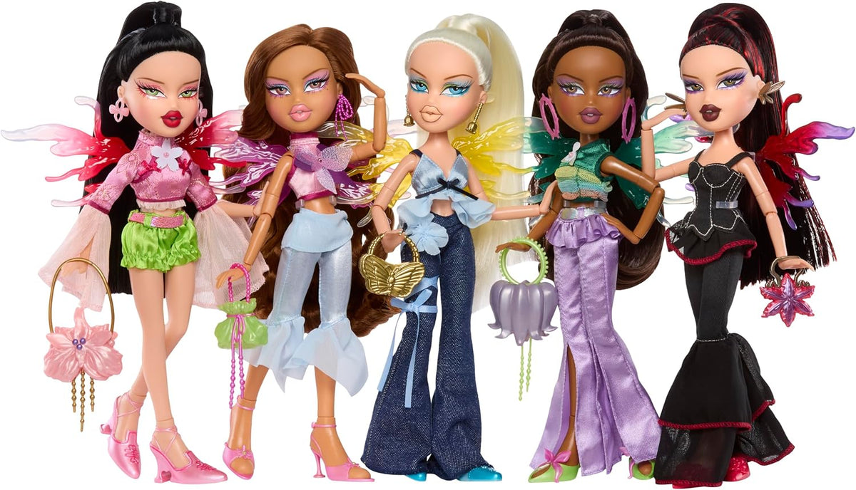 Bratz Moda Pixiez Sasha Muñeca de fantasía coleccionable con moda real y accesorios