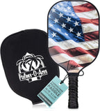 Palms-O-Aces Palas de pickleball de fibra de carbono - Núcleo 16 mm y Aprobadas por USAPA