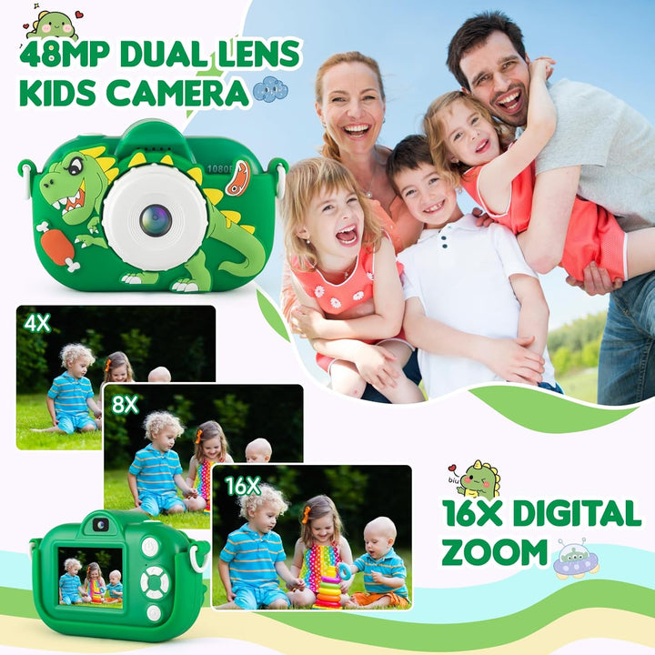 Cámara digital para niños de NBKLS, juguetes para niños pequeños, r...