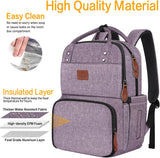 Mochila para niñas con lonchera, mochilas aisladas para mujer con c...