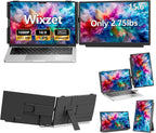 Wixzet Extensor de pantalla para laptop, 15.6 pulgadas FHD 1080P IP...