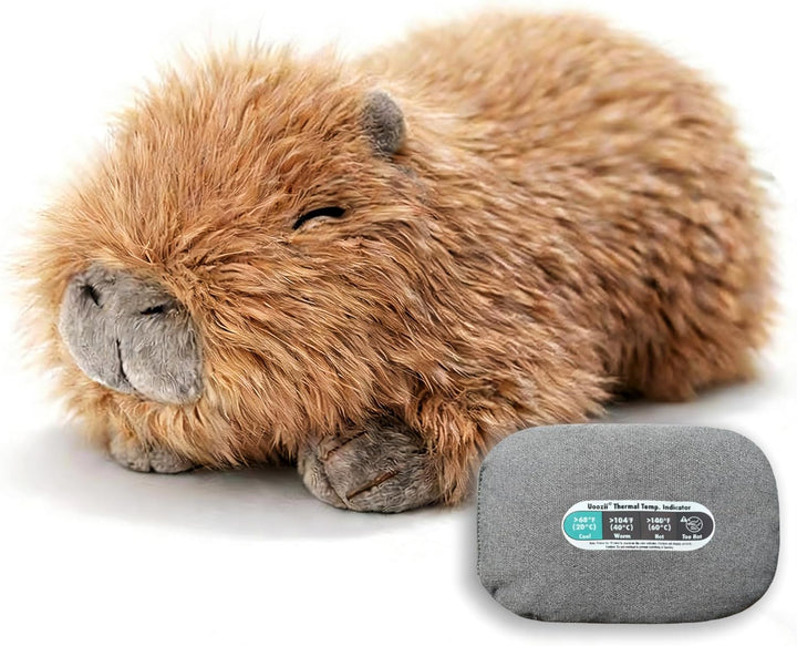 uoozii - Capibara de peluche con peso de 20 pulgadas\/4 lb, con bol...