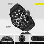 Invicta Pro Diver - Reloj cronógrafo de cuarzo con correa de acero inoxidable, color plateado, modelo 26 0073