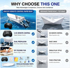 Kit de barco de papel RC DIY para aficionados, navegantes y