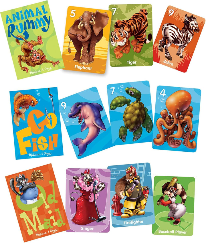 Melissa Doug Juego clásico de juegos de cartas - Old Maid