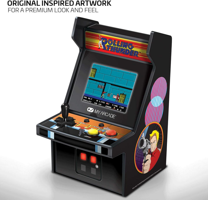 My Arcade Micro Player Mini Arcade Machine: Rolling Thunder Video G...