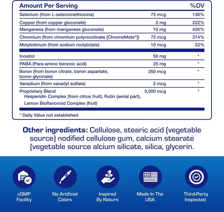 Multivitamínico para adultos 30 en 1 con hierro, rico en antioxidan...