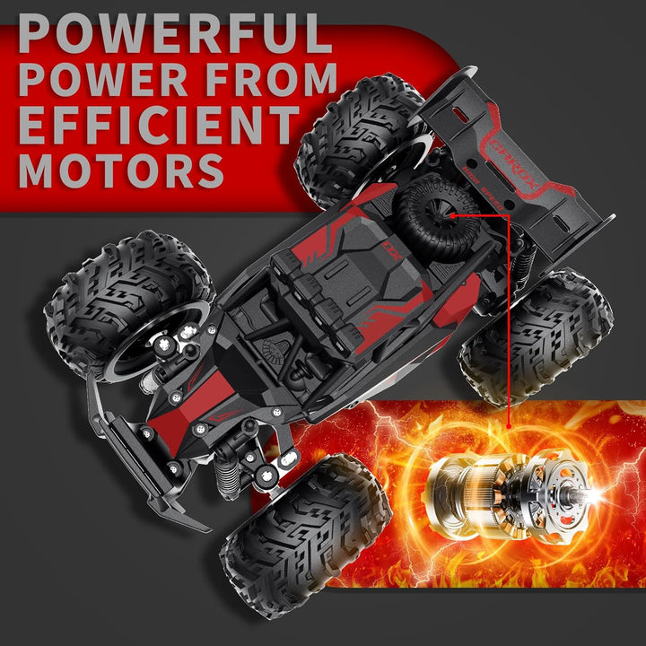 Carox Coche de control remoto, 2.4 GHz 25 KM\/H Coche RC de alta ve...