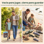 3 otters Set de 360 FIGURAS de Soldados, Figuras de Acción Militares con Portaaviones