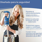TK - Batidora de inmersión comercial de 500 W, resistente para restaurantes