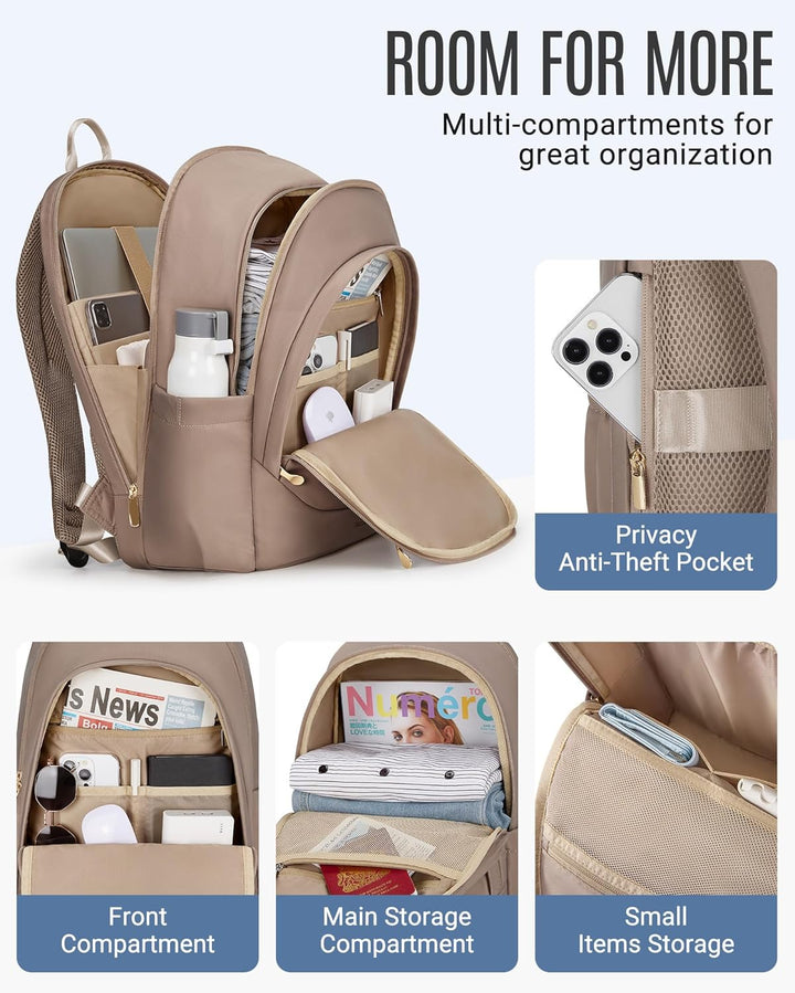 Mochila para laptop LIGHT FLIGHT, mochila para laptop para mujer, b...