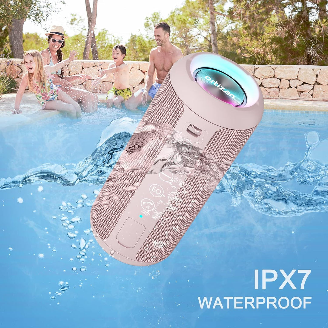 Ortizan - Parlante Bluetooth 5.3, inalámbrico, impermeable IPX7, so...