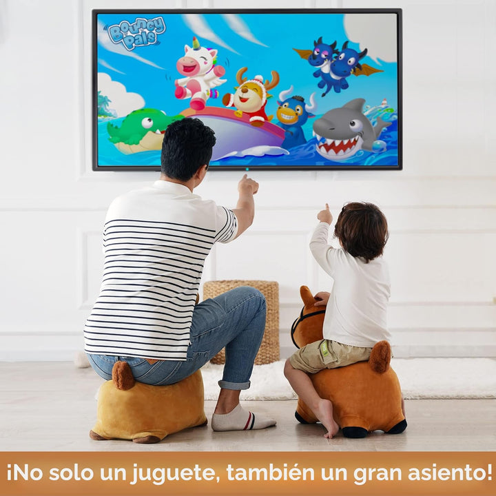 Hopping Horse, iPlay, iLearn caballo saltarín, inflable, jug