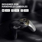 Controlador Pro Inalámbrico YKASEK para Switch con Estuche de Transporte, Gamepad Remoto compatible con Switch, NFC/Vibración Dual/Captura de Pantalla/Función de Activación, Negro/Blanco