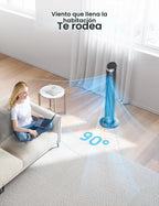 DREO Ventilador de torre para dormitorio, ventiladores oscilantes d...