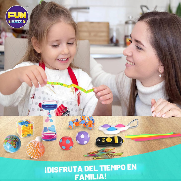 Paquete de Juguetes de Caja Antiestrés para Niños de 3 a 12 años, J...