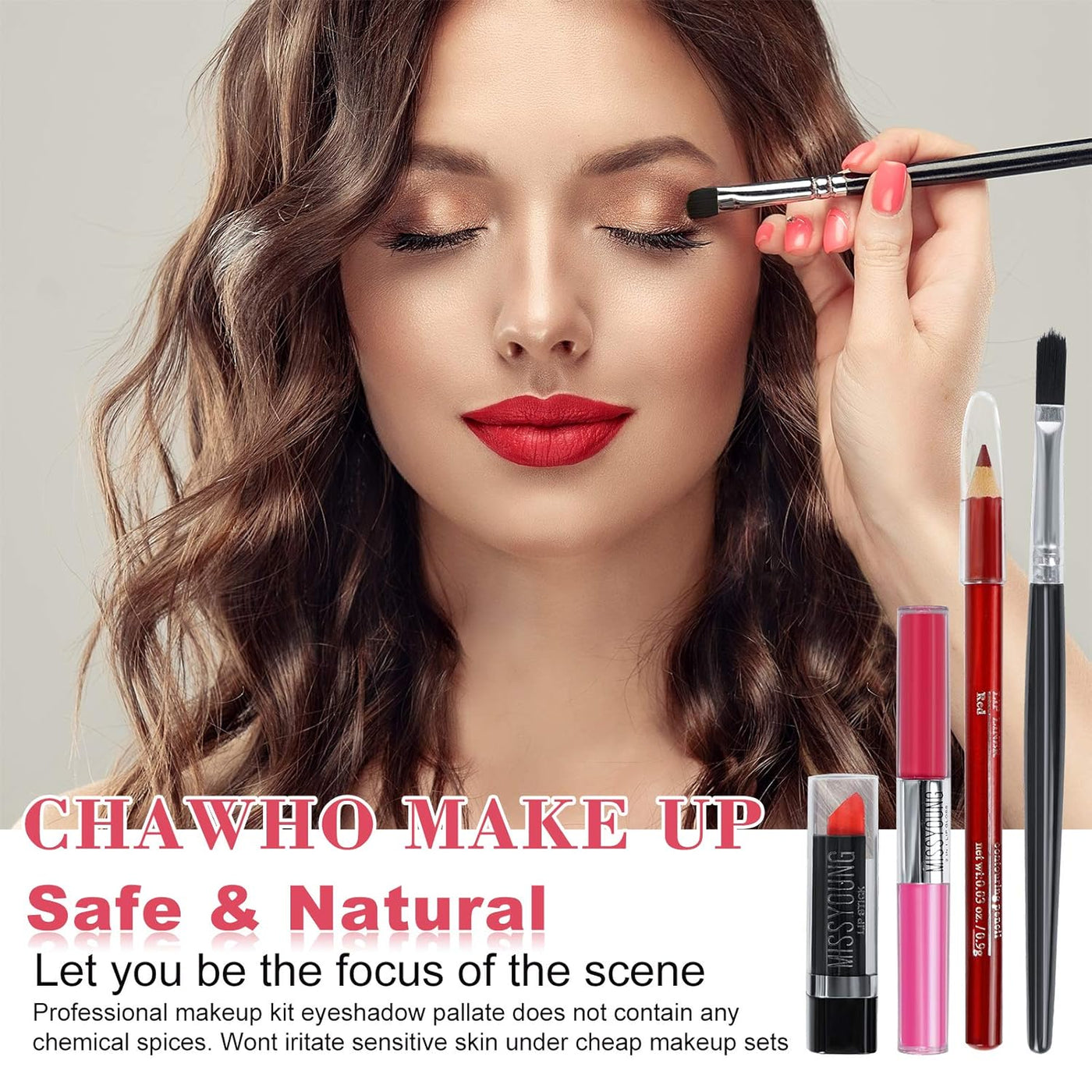 Pure Vie Juego de maquillaje todo en uno para regalo navideño, paqu...