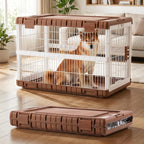 Jaula plegable para perros de 36 pulgadas de largo