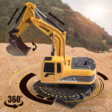Onadrive Juguete de excavadora de construcción, camión excavador de...