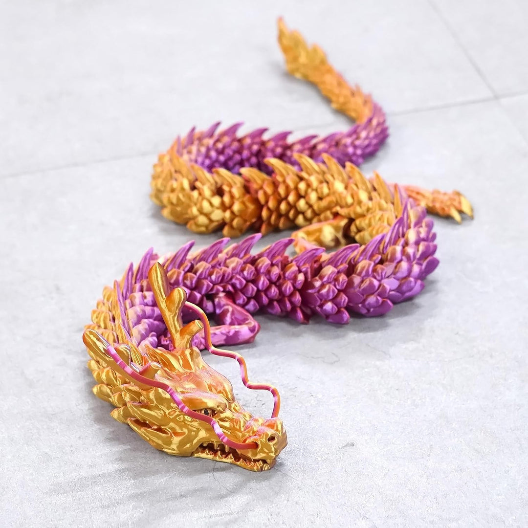 Modelos de dragón impresos en 3D súper grandes de 47.3 pulgadas, fi...