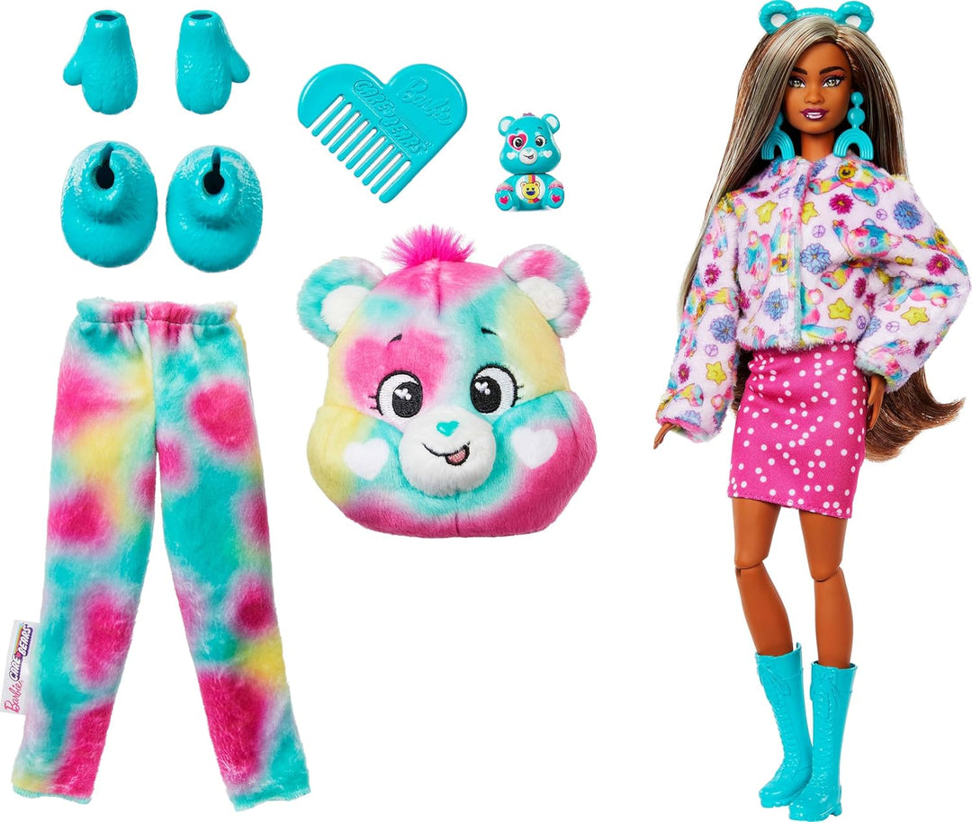 Barbie Cutie Reveal Care Bears - Muñeca y accesorios, serie 2 Good...