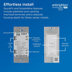 Interruptor de luz regulador inteligente, materia, MyBright