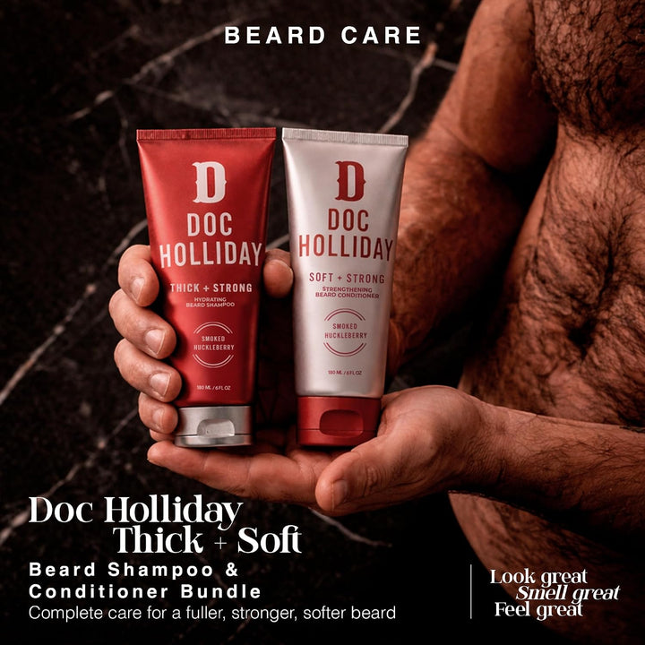 Doc Holliday Paquete de champú y acondicionador para barba \u2013 a...
