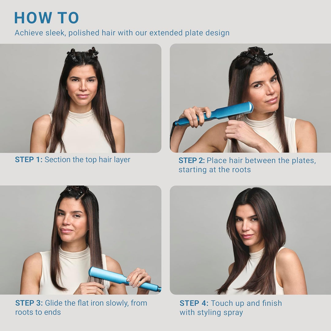 BabylissPRO Nano Titanium Ultra-Thin Hair Straightener, Professiona...