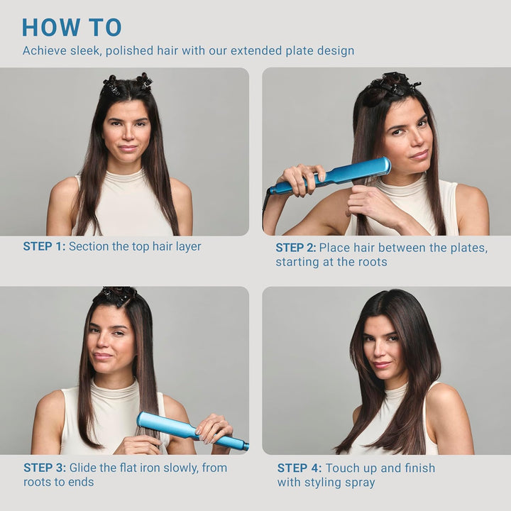 BabylissPRO Nano Titanium Ultra-Thin Hair Straightener, Professiona...