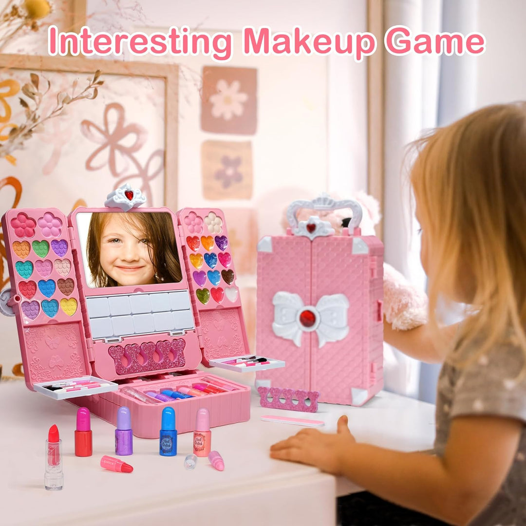 Juegos de maquillaje para niñas \u2013 74 piezas de maquillaje lava...