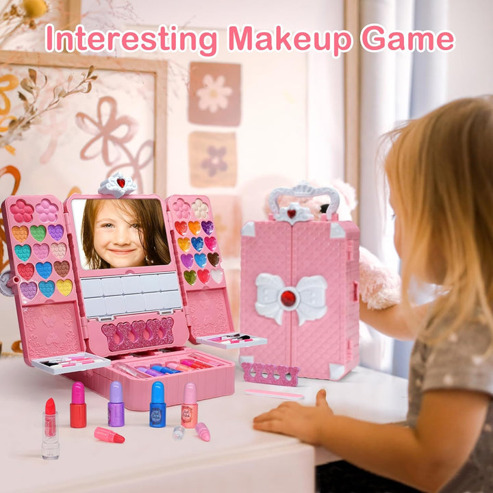 Juegos de maquillaje para niñas \u2013 74 piezas de maquillaje lava...