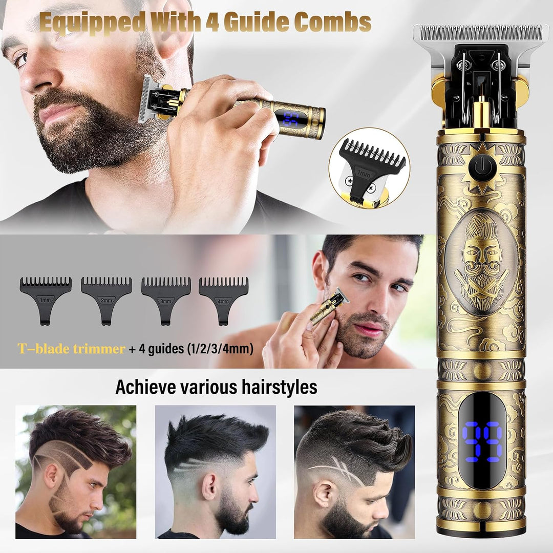 Saoilli Cortapelos Profesional Cortadoras de Cabello para Hombres,...