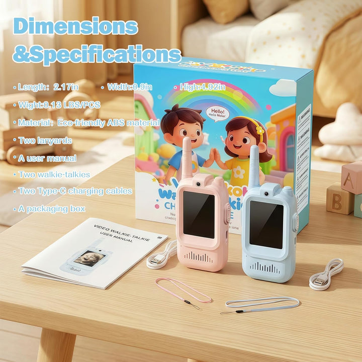 Walkie Talkies de video para niños walkie talkies