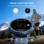 ANYMOVING M1PRO Reloj inteligente, GPS de doble banda y