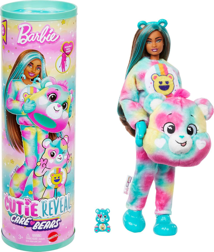 Barbie Cutie Reveal Care Bears - Muñeca y accesorios, serie 2 Good...