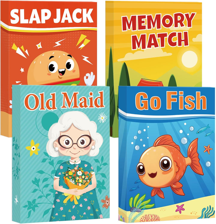 Etyishe Juegos de cartas para niños pequeños Go Fish Old