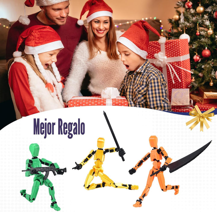 Juego de 6 figuras de acción T13 (montaje completado), figura de ac...