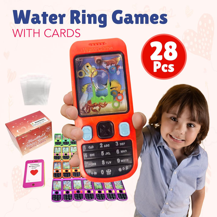 4Es Novelty Paquete de 28 juegos de anillos de agua de