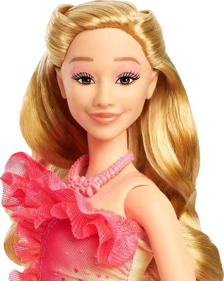 Mattel Muñeca universal Wicked Glinda Fashion y accesorios con cabe...