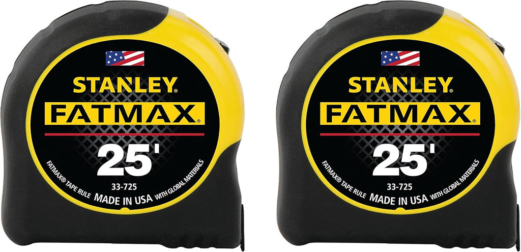 Stanley FMHT74038A FatMax - Cinta métrica de 25 pies, 2 unidades