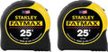 Stanley FMHT74038A FatMax - Cinta métrica de 25 pies, 2 unidades