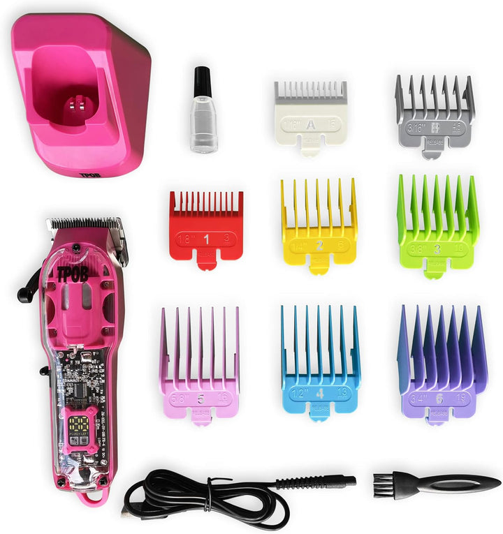 TPOB Slime 2 - Cortapelos de peluquería para hombre, 6800 rpm, con...
