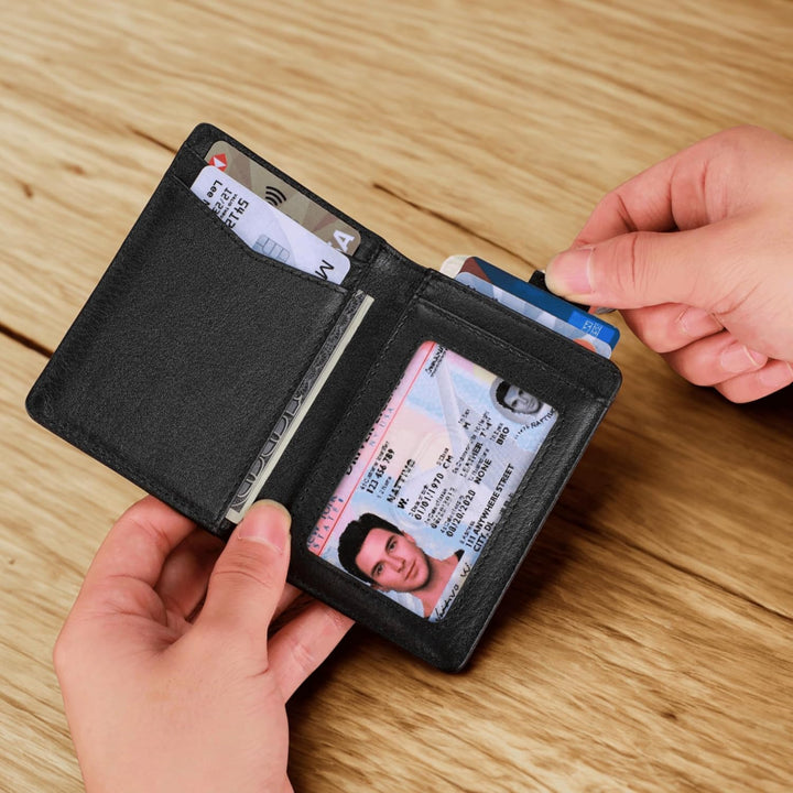 SparkMark Cartera delgada con bloqueo RFID para hombres | Cartera d...
